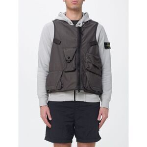 Stone Island Suit Vest Men Brown
